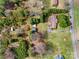 Aerial view of house and surrounding land with road at 3811 Sherer Rd, Sharon, SC 29742