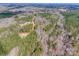 Aerial view of property showing a mobile home and wooded area at 3811 Sherer Rd, Sharon, SC 29742