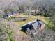 Aerial view of home and surrounding neighborhood at 615 Peach St, Shelby, NC 28150