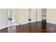 Spacious bedroom with hardwood floors and access to bathroom at 615 Peach St, Shelby, NC 28150