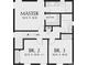 Second floor features a Primary bedroom and two additional bedrooms at 310 New Bern Ave, Statesville, NC 28677
