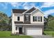 Two story house with brick and beige exterior at 1205 Red River Dr, Salisbury, NC 28144