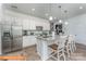 Modern kitchen featuring stainless steel appliances and an island at 1205 Red River Dr, Salisbury, NC 28144