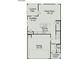 First floor plan showing kitchen, Gathering room, and garage at 1205 Red River Dr, Salisbury, NC 28144