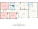 Floor plan showing a 1422 sq ft home with 3 bedrooms and bonus room at 215 Bethesda Rd, Statesville, NC 28677