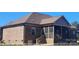 Brick home with screened porch and stairs at 00 Wilson Ct # 16, Lincolnton, NC 28092