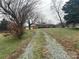 Ranch house with gravel driveway and expansive yard at 112 W Highway 218 Rd, Monroe, NC 28110