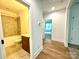Small bathroom with shower, toilet and vanity at 3860 Nc Hwy 200 Hwy, Concord, NC 28025