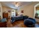 Bright bedroom featuring hardwood floors and a window seat at 2929 Laura Rd, Shelby, NC 28150