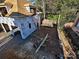 Aerial view of a house under construction, showcasing the unfinished structure and surrounding area at 1969 Maryland Ave, Charlotte, NC 28209