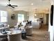 Open concept kitchen with island and breakfast area at 139 Dabbling Duck Cir, Mooresville, NC 28117