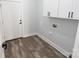 Spacious laundry room with ample storage and a view to the exterior at 9605 Hwy 52 N None # 4, Wadesboro, NC 28170