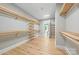 Spacious walk-in closet, offering abundant storage solutions at 130 Cherokee Rd # 102, Charlotte, NC 28207