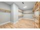 Large walk-in closet with ample shelving and hanging space at 130 Cherokee Rd # 102, Charlotte, NC 28207