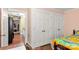 Bedroom with double closets and access to hallway at 205 Vauxhall Dr, Shelby, NC 28150