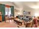 Cozy living room with sofa and coffee table at 205 Vauxhall Dr, Shelby, NC 28150