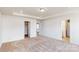 Spacious main bedroom with carpet, tray ceiling and ensuite bath at 8606 Acadia Pkwy, Sherrills Ford, NC 28673