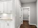 Bright hallway with doors to other rooms at 121 Arboretum Way, Shelby, NC 28152