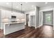 Modern kitchen with white cabinets and granite countertops at 121 Arboretum Way, Shelby, NC 28152