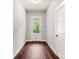 Inviting entryway with hardwood floors and white doors at 121 Arboretum Way, Shelby, NC 28152