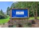 Community sign introducing Edgewater with builder information at 121 Arboretum Way, Shelby, NC 28152