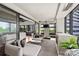 Private balcony with comfortable seating and city views at 139 S Tryon St # 6, Charlotte, NC 28202