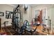 Well-equipped home gym featuring various exercise machines at 590-0 Tuckertown Rd, New London, NC 28127