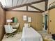 Charming bedroom with a built-in desk and tranquil forest views at 1665 Bowater Rd, Rock Hill, SC 29732