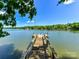 Lakefront property with a wooden dock at 1665 Bowater Rd, Rock Hill, SC 29732