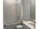 Clean bathroom with a bathtub, toilet and vanity at 5224 Glenwalk Dr # 0005, Charlotte, NC 28269