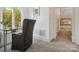 Bright home office with window views and a comfortable chair at 9044 Island Point Rd, Charlotte, NC 28278