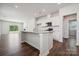 Modern kitchen with white cabinets, granite countertops and stainless steel appliances at 609 Cashion Rd, York, SC 29745
