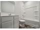 Clean bathroom with a bathtub, toilet and vanity at 609 Cashion Rd, York, SC 29745