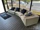 Relaxing outdoor patio with sectional sofa at 150 Marina Dr, New London, NC 28127