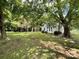 Large backyard with mature trees offering shade and privacy at 3130 Faith Rd, Salisbury, NC 28146