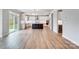 Modern kitchen with white cabinets, island, and stainless steel appliances at 2003 Cedar Falls Dr # 69, Waxhaw, NC 28173