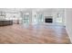 Open living room with fireplace and hardwood floors at 2004 Cedar Falls Dr # 4, Waxhaw, NC 28173