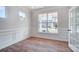 Bright home office with wainscoting and hardwood floors at 2004 Cedar Falls Dr # 4, Waxhaw, NC 28173