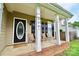 Home's exterior featuring a porch with seating at 9841 Baxter Caldwell Dr, Charlotte, NC 28213
