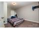 Bedroom with double bed and carpet flooring at 1820 Oakdale Green Dr, Charlotte, NC 28216