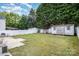 Backyard with storage shed and fenced area at 1820 Oakdale Green Dr, Charlotte, NC 28216