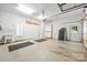 Spacious garage with storage shelving and work area at 11 Shipmaster Ct, Clover, SC 29710