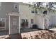 Private patio with sliding glass door access from inside at 12914 Mosby Ln, Charlotte, NC 28273