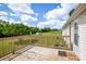 Wooden deck overlooking the backyard with a view of the surrounding area at 707 Cool Spring Rd, Statesville, NC 28625