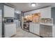 Well-equipped kitchen, featuring stainless steel appliances and a tile backsplash at 707 Cool Spring Rd, Statesville, NC 28625