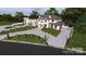 Luxury home, expansive lawn, and a private driveway at 14007 Point Lookout Rd, Charlotte, NC 28278