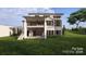 Two-story home with a large deck and backyard at 14007 Point Lookout Rd, Charlotte, NC 28278