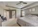Main bedroom with ensuite bathroom and ample closet space at 8714 Brideswell Ln, Charlotte, NC 28278