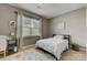 Cozy bedroom with a twin-size bed and neutral decor at 8714 Brideswell Ln, Charlotte, NC 28278