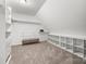 Well-organized closet with custom shelving and a comfortable bench at 1611 Fieldbrook Rd, Rock Hill, SC 29732